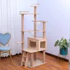 Cate d'escalade de meubles de chats cates Litter Cats Tree une grande capsule d'espace Catle surdimensionnée plate-forme de saut