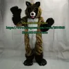 Costume de poupée de mascotte luxe long renard en peluche chien civette chat costume de mascotte publicité extérieure banquet de vacances costume de dessin animé 1034