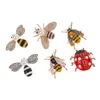 Broches broches Vintage hirondelle oiseaux abeille broche pour femmes hommes mignon Animal vêtements collier revers bijoux accessoires Kirk22