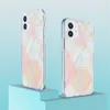 Bling Laser Marmor Design Cases Fexible TPU und Hard Back Case Cover für iPhone 13 12 Mini 11 Pro Max Samsung S22 S21 S20 Ultra Plus A22 A32A72 Redmi Note 11 Pro