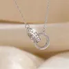 Colliers pendants Collier de verrouillage rond