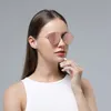 Mode Luxusdesigner Sonnenbrille für Frauen Goggle Beach Sonnenbrille Vollrahmen Mode Brille zufällige Box