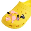 NUOVI ciondoli di design Bling Croc Accessori per scarpe zoccoli Ciondoli per scarpe in metallo dorato di lusso all'ingrosso Decorazioni con fibbie come regali per le vacanze di Halloween