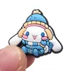 DHL Air Fast Air Wholesale Easter Day Cute PVC Cartoon Charms Charms Shole Flower Decoration Accessories Poxtories Harm Bins intons in stock 031
