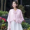 2022 Mulheres de verão Ciclismo de movimentação de manga UV Coreano Chiffon protetora solar Solshade Lady Shawl Poncho Capes Green