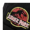 Jurassics Parks Jurassic World Baseballkappe, größenverstellbar, Baumwolle, Schwarz, Hellbraun, für Damen und Herren