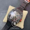オリジナルのZFファクトリーRMミルズ高級トップ品質の腕時計機械時計メカニクスウォッチ011フライバッククロノグラフ限定版ongbni