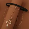 Chains Sexy Lady Body Chain Bone Style Simple Multilayer Shape Leg Decoration Jewelry5529464