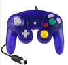 Trådbunden spelkontrollkontroll Gamepad Joystick för NGC Console Gamecube Wii U förlängningskabel Turbo Dualshock Transparent färg