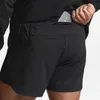 Shorts masculino verão fitness masculino ELÁSTICO academia malha alta divisão respirável calças de treinamento masculino