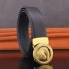 Ceintures de créateur de mode ceinture noire hommes de haute qualité délicate boucle automatique en cuir véritable luxe jean Cintos Masculin