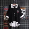 Hip Hop Japan Männer Sommer Kühles hemd Streetwear Casual Lose Schwarz Punk Shirts Mode High Street Hemd Tops Männlich 220629