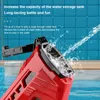 Outdoor Water Gun Toys Electric Wysokie ciśnienie duże pojemność pistoletu wodne letnie plażę basen grę interaktywne dzieci dzieci 220725