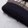 Beanie/Skull Caps Ball Caps Autumn Winter Bur Pom Poms Hoeden vrouwen Bronzing Gold T220823