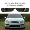 Par de carro inferior Bumper Grille luzes de nevoeiro Lâmpada LED para Ford Focus 2004-2007