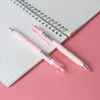 Penne gel 2PCS Pink Princess Sakura Press Pen Materiale scolastico Cancelleria per studenti