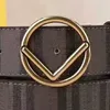 Mens Designer Belt Full Letters Fashion Belts For Women Luxury Gold Slät spännebredd 3 8cm äkta läderbälten Midjeband 2207261U