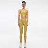 Roupas de ioga Suje feminino de pistas de ginástica feminino Running Fitness Sports Bra Leggings Roupa íntima High Salia de ioga respirável