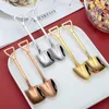 Łyżka Silver Gold Copper Black Rainbow Coffee Dessert Spoon