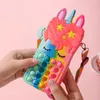 Fidget Toys Bolsa Bolsa de ombro de Silicone Bag Party Favor Favory Toy Gift for Girls