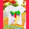 T-shirty Dzieci T koszule Ręka Ręka Ręka Kreskówka Drukuj Dzieci Baby Topy T-shirt z krótkim rękawem T-TEE TEDDLER GILL Girls Top 8-shirts T-S