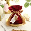 Gift Wrap Velvet Bag Wholesale Wedding Party Year Candy Box Bags For Small Gold Drawstring PouchesGift