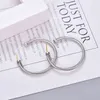 Gold Earring Hoops Silver Dy Jewelry Women Earrings Designers Stud Jewelrys White Twisted Thread Fashion Versatile Plated Needle Twist Popular Accessories