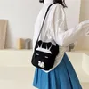 Sacs de soirée mignon dessin animé Messenger sac pour femmes mode fille Kawaii bandoulière épaule Nylon tissu étanche téléphone portable