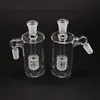 11 Drzewo broni Perc Szkło Ash Catcher 14mm lub 18mm Ash Catcher 45 Stope Ashcatcher Blue Green Clear Ash Catchers Ash-P10