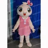 Halloween Cute Girl Mascot Costume Najwyższa jakość Kreskówka Stroje postaci Suit Unisex Dorośli strój Bożego Narodzenia Karnawałowa sukienka
