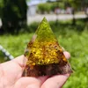 Home decoration pieces Decorative Objects High quality pyramid crystals crystal ball decorations meditation cure novel gift c1~8