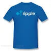 Erkek T-Shirt En Kaliteli Giyim XRP Ripple Coin Cryptocurrency T-Shirt Erkekler Için Moda Kısa Kollu Gömlek Yetişkin