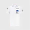 F1 여름 티셔츠 포뮬러 ONE MCLAREN 팀 폴로 셔츠 대형 티셔츠 느슨한 라벨 짧은 슬리브 디지털 트렌드 스포츠 레이싱 Tshirt