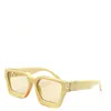 men design sunglasses 96006 square frame vintage shiny gold summer UV400 lens style laser top quality 1165