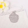 Marcador de metal para cupcakes con borlas Favores y regalos de boda Recuerdos para fiestas Baby Shower Favor Supplies DH3922