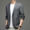 High End Designer Brand Luxury Casual Fashion Elegant Slim Fit Smart Mens Blazer Suite Jacket Expensivet Herrkläder 220514