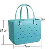 Borsa da sera Borsa da spiaggia in silicone di grande capacità Eva Moda Creativa Impermeabile Borsa a prova di sabbia Borsa da donna Estate Cestino da esterno 0623