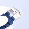 メンズクォーツラミナス腕時計44mmタイミングムーブメントソフトラバーストラップサファイア防水オロログリオディールスソビジネススポーツウォッチ