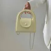 Comestic Handbag Portable Clutch Candy Cream Yellow Tote Bag Lagringsväskor för kvinnor Plånbok Purse Craft Gift G220531