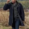 Men's Down & Parkas Great Overcoat Long Sleeve Loose Fit Attractive Men Casual Warm Single-Breasted OvercoatMen's
