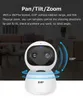 FHD 1080P 스마트 홈 WiFi IP 카메라 실내 보안 감시 CCTV PTZ 360 10X 줌 모션 탐지 PET 베이비 모니터 캠