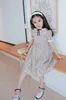 Haute qualité Enfants Vêtements Filles Robe Fille D'été Coton Robes Tenues Fleur Robes Décontractées Doux Enfant Enfant Rose Vêtements