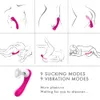 Articoli di bellezza Bacchetta APHRODISIA Vibratore del punto G Vibratore del dildo di spinta Stimolazione del punto G Ventosa del capezzolo Massaggio della fica Vagina Orgasmo Vibrazione