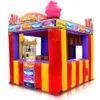 4x3x2.7m personnalisé 10x8ft stand de concession gonflable tente carnaval friandise boutique crème glacée frites plage Bar stand de nourriture à vendre