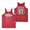 NCAA Movie Basketball Jerseys Lower Merion Bryant Heren Maat S--XXL Hoge kwaliteit Wit Zwart