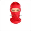 Masques de fête Fournitures de fête Maison Jardin Hiver Équitation en plein air Garder au chaud Masque coupe-vent anti-poussière Couvre-chef Masqué Visage Garde Chapeau Rre13774