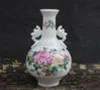 Antique porcelain pastel flower pattern amphora bottle flower arrangement decoration living room decoration crafts5526586