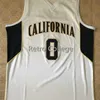 Sjzl98 white #0 Jaylen Brown California retro College Throwback Basketball Jersey Stitched any Number and name