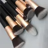 14pcs makeup brushes set for foundation powder blusher lip eyebrow eyeshadow eyeliner brush cosmetic tool 220616