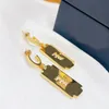 Gold Dangle Earrings Designer For Women Chains Earring Luxury Jewlery With Box 2022266Z